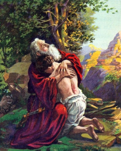Abraham odzyskuje Izaaka